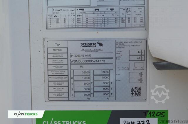 Reefer semitrailer SCHMITZ CARGOBULL SKO Double Deck FP60 ThermoKing SLXi 300