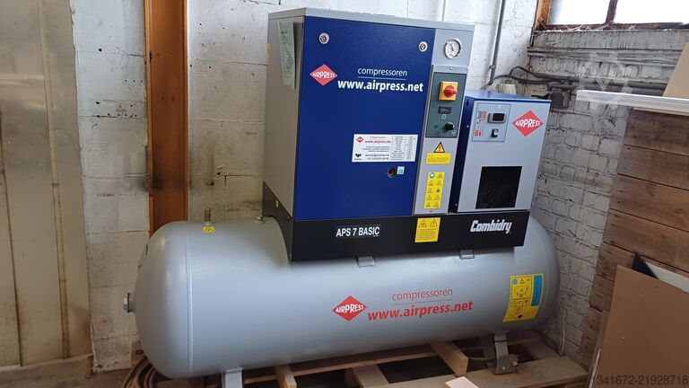 Screw compressor Airpress APS 7.5 Combi Dry 10 bar