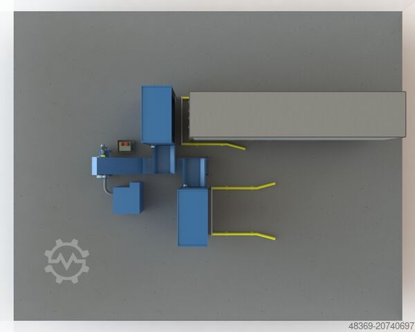 Entladesystem für Schubboden-LkW