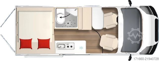 Campervan BÜRSTNER B66 C 600 * Sondermodell B66 * Aufstelldach *
