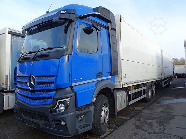 Beverage truck MERCEDES-BENZ 2543 Actros*kpl Zug*2x 7,7m*2x LBW*Ret*Mirrorcam