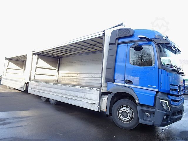 Beverage truck MERCEDES-BENZ 2543 Actros*kpl Zug*2x 7,7m*2x LBW*Ret*Mirrorcam
