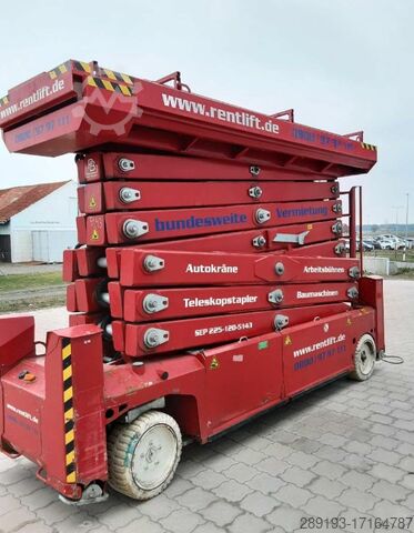 Working platform (scissor lift) PB Lifttechnik S 225-12 ES Elektro 22,50 m