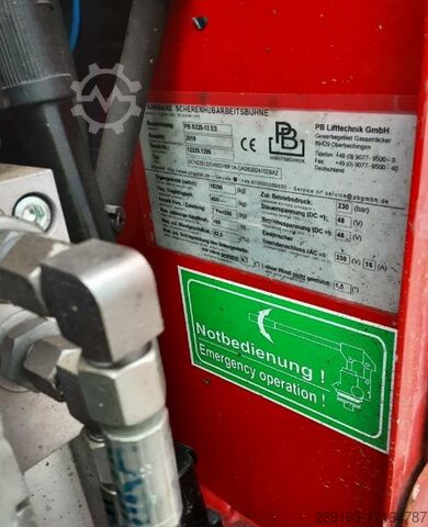 Working platform (scissor lift) PB Lifttechnik S 225-12 ES Elektro 22,50 m