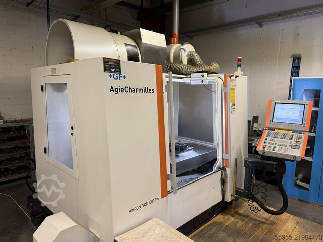 Vertical machining center +GF+ Mikron VCExxPro