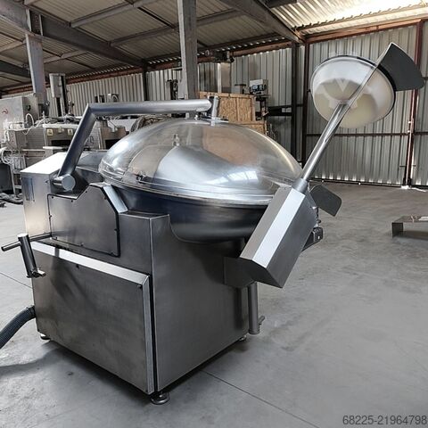 Meat processing machine K+G Wetter 120l vacuum cutter