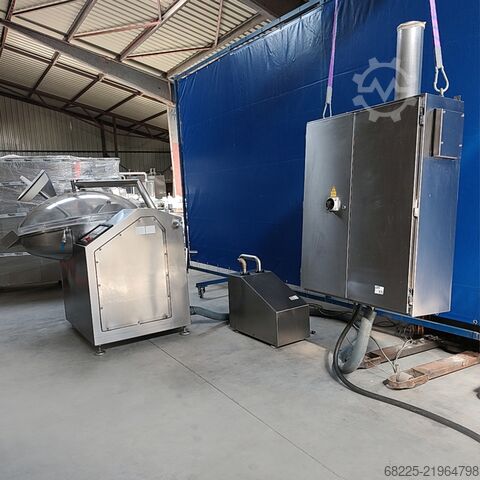 Meat processing machine K+G Wetter 120l vacuum cutter