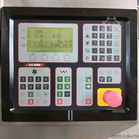 Meat processing machine K+G Wetter 120l vacuum cutter