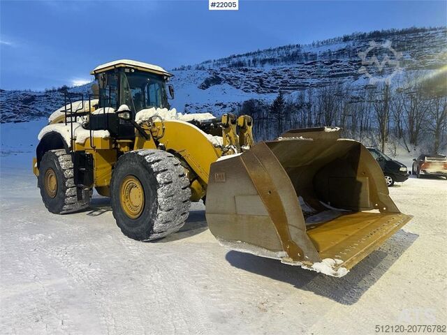Radlader CAT 980M wheel loader w/ bucket. WATCH VIDEO.