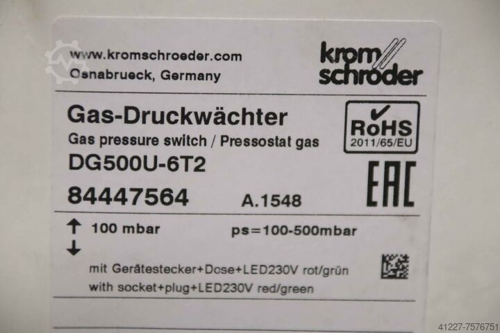 Pressure switch Kromschröder DG500U-6T2  84447564