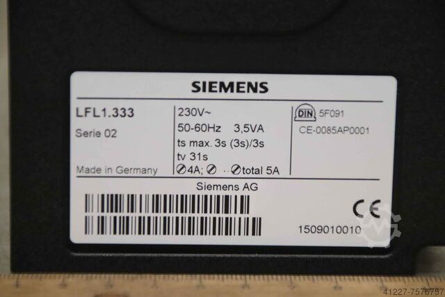 Burner control unit Siemens LFL1.333