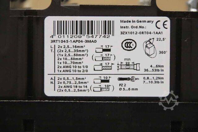 Schütz Siemens 3RT1045-1AP04-3MAO