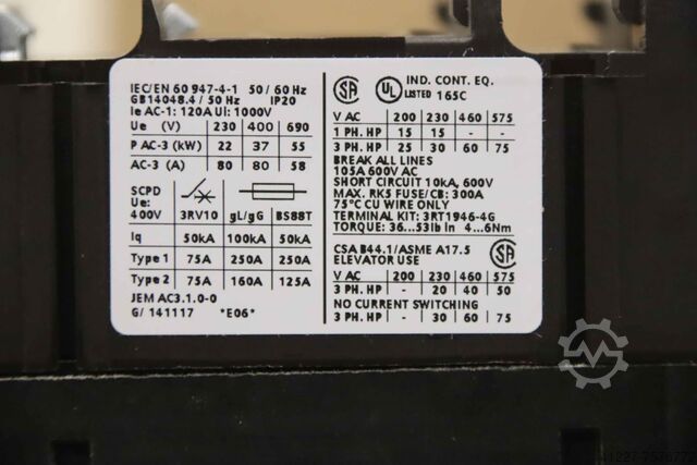 Schütz Siemens 3RT1045-1AP04-3MAO