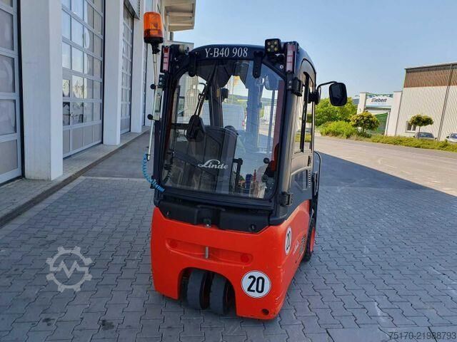 Forklift Linde E14 - 01 / Triplex: 4.10m! / SS / nur 1.003h!