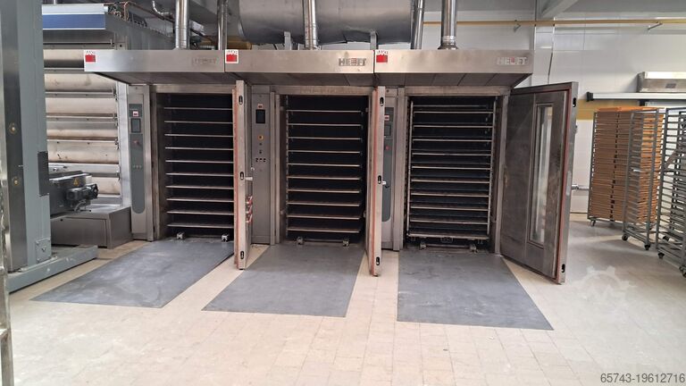 Thermo-oil ovens, trolley type 58x98 Heuft 