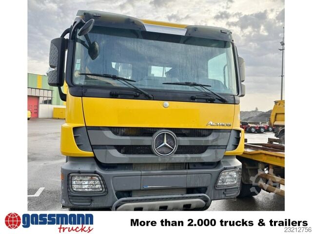 Kipper LKW Mercedes-Benz Actros 4144 K 8x4, Kran Palfinger PK18002-EH,
