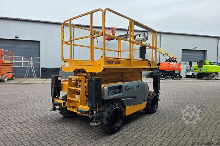 Scissor lift Haulotte Compact 12DX Diesel, 4x4 Drive, 12m Working Height