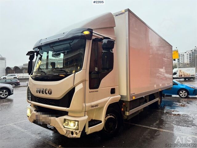Box body Iveco Eurocargo 75-210 box truck. Only 93,000 km!