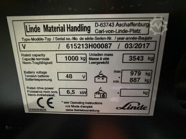 V (5213) - Wire Guidance!! DOUBLE steering!! Triplex FFL LINDE V ( 5213 ) - Wire Guidance !! DOUBLE steering !! Triplex FFL