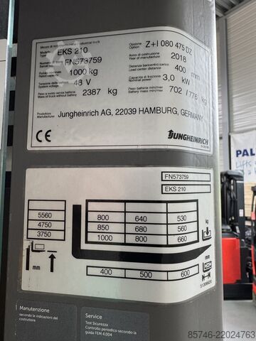 EKS 210 - Wire Guidance!! PSA!! DOUBLE steering!! Triplex FFL JUNGHEINRICH EKS 210 - Wire Guidance !! PSA !! DOUBLE steering !! Triplex FFL