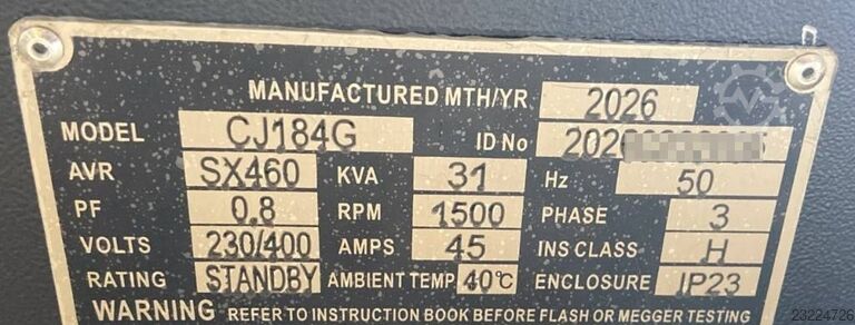 DPX CJ184G - 31 kVA Alternator - DPX-33902  DPX CJ184G - 31 kVA Alternator - DPX-33902