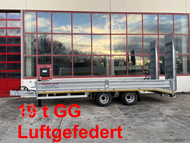 Low loader trailer Möslein TTO 19  19 t Tandemtieflader,Neufahrzeug