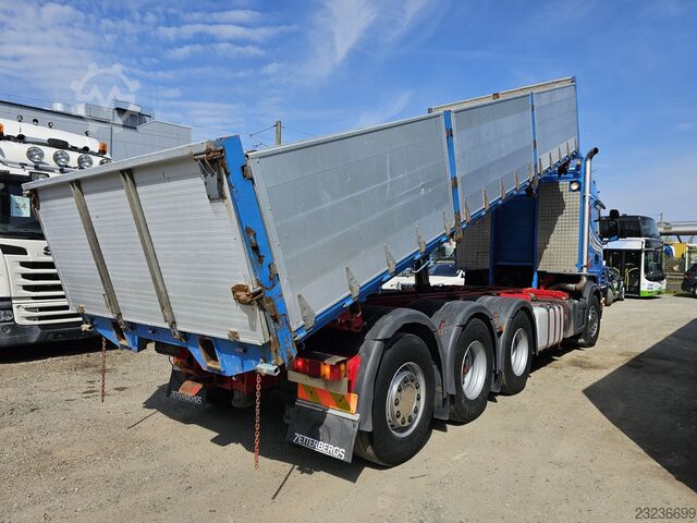 Three-sided tipper truck SCANIA R500LB8X4*4HNB Dreiseitenkipper 18cubic