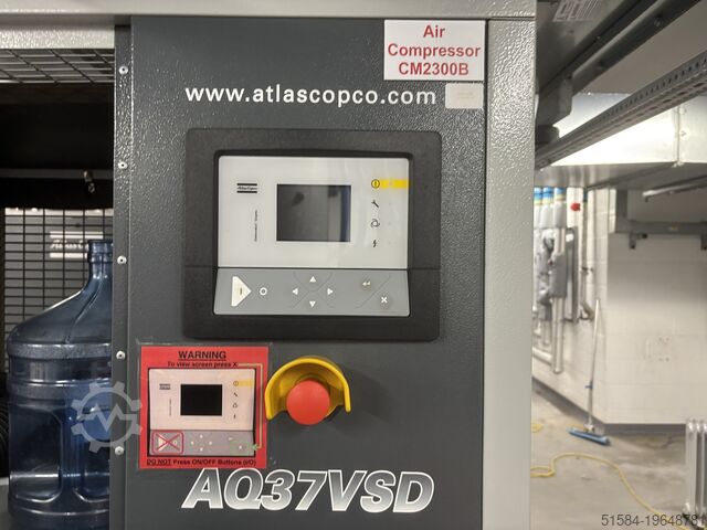 Screw compressor Atlas Copco AQ37VSD
