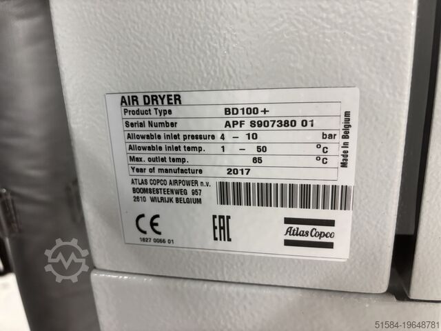 Screw compressor Atlas Copco AQ37VSD