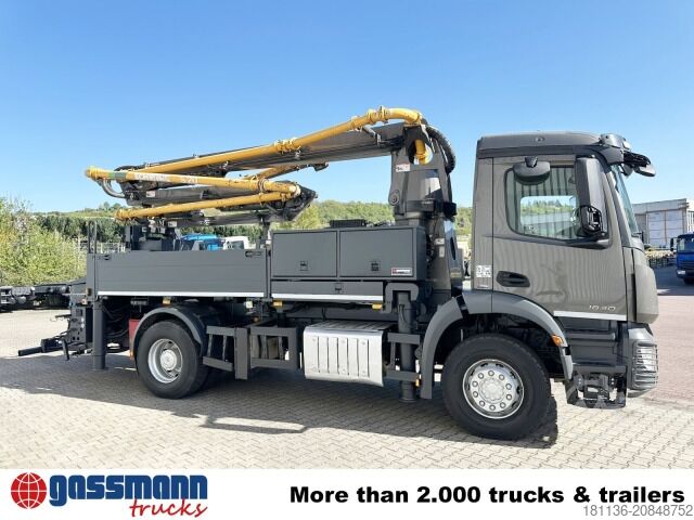 Concrete pump truck Mercedes-Benz Arocs 1830 K 4x2, Betonpumpe Schwing S 20, Funk