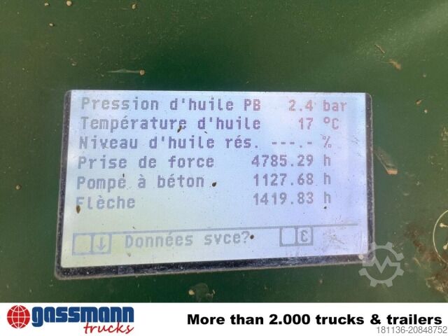 Betonpumpen-LKW Mercedes-Benz Arocs 1830 K 4x2, Betonpumpe Schwing S 20, Funk