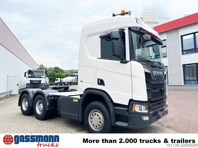 Standard tractor unit Scania R 580 6x4, V8-Motor, Kipphydraulik, Retarder, 66t