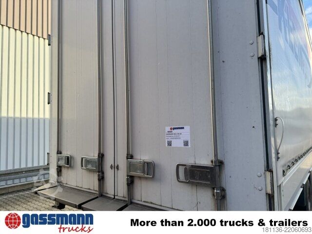 Open trailer with tarp Obermaier OS2-L105 L/B, durchladbar, Edscha, Ex-Fahrschule!