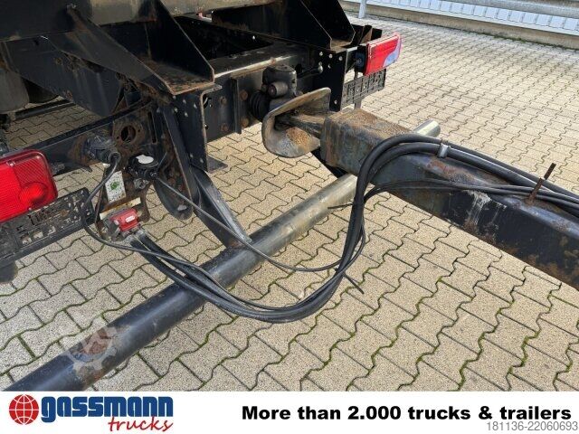 Open trailer with tarp Obermaier OS2-L105 L/B, durchladbar, Edscha, Ex-Fahrschule!