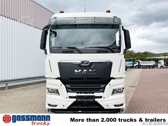 Flatbed truck MAN TGX 26.510 6x2-4 LL, Hiab X-HiPro 548 E-8 Kran ,