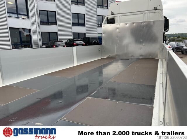 Flatbed truck MAN TGX 26.510 6x2-4 LL, Hiab X-HiPro 548 E-8 Kran ,