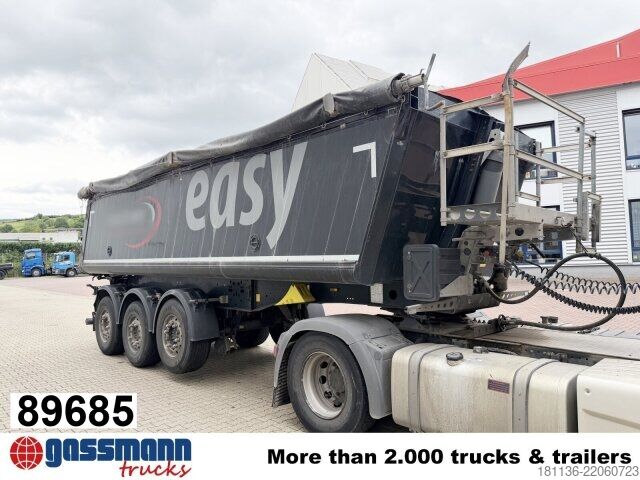 Tipper semitrailer Schmitz SKI 24 SL 7.2, Liftachse, Alumulde ca. 26m³