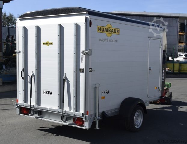 Box trailer HUMBAUR HKPA 153217 Heckklappe dreh-schwenkbar