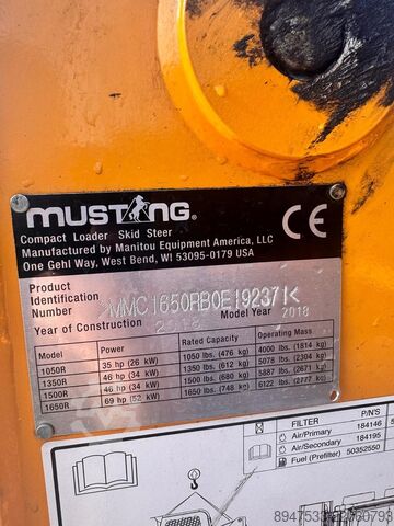 Compact wheel loader Mustang Mustang