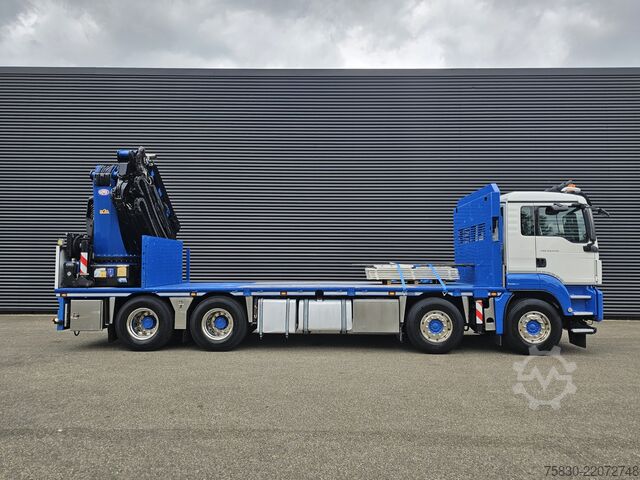 Loading platform MAN TGS 35.440 8x4 BB / HMF 60 tm + JIB / CRANE / KRAN
