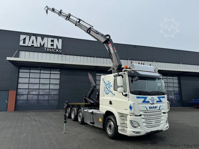 Hook arm system DAF CF 85.480 8x2 Haakarm + HIAB 232 E-5 Hipro