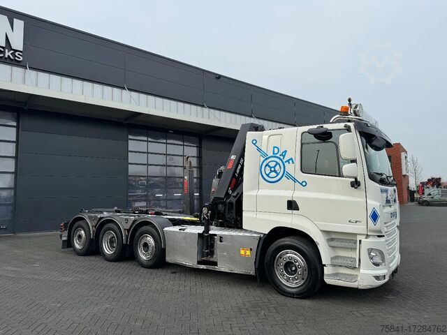 Hook arm system DAF CF 85.480 8x2 Haakarm + HIAB 232 E-5 Hipro