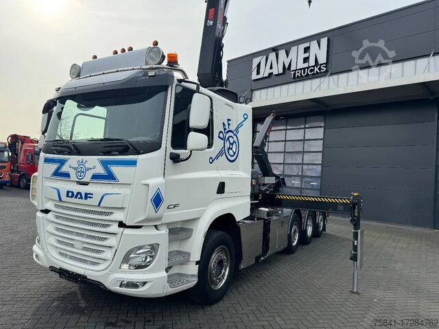 Hook arm system DAF CF 85.480 8x2 Haakarm + HIAB 232 E-5 Hipro