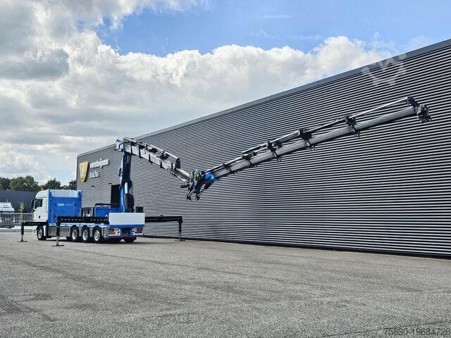 Crane truck MAN TGX 35.480 8x4-4 / HMF 85 t/m + JIB / WINCH