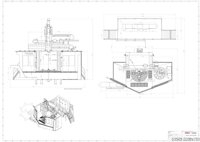REM SCR 27 1SF | CNC Vertical Turn-Mill Center | Ø2700mm | 100kW Fanuc | NEW 2026 REM SCR 27 1SF
