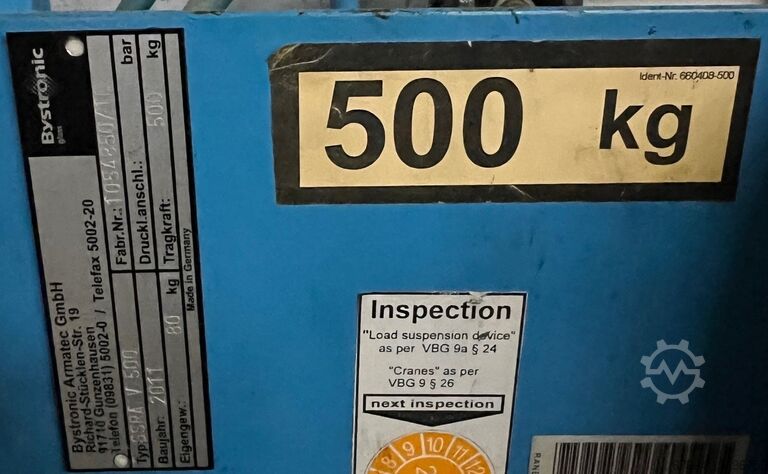 Vakuumheber 500 kg Bystronic GSRA V 500