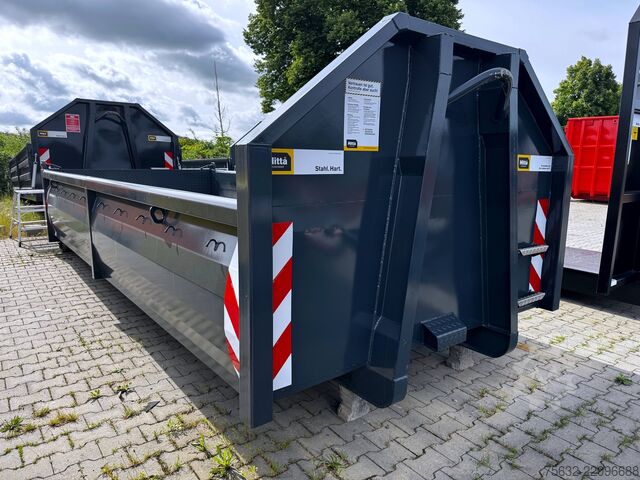 6m roll-off container / combination flap / available immediately Hitta 11m3 Bauschuttcontainer