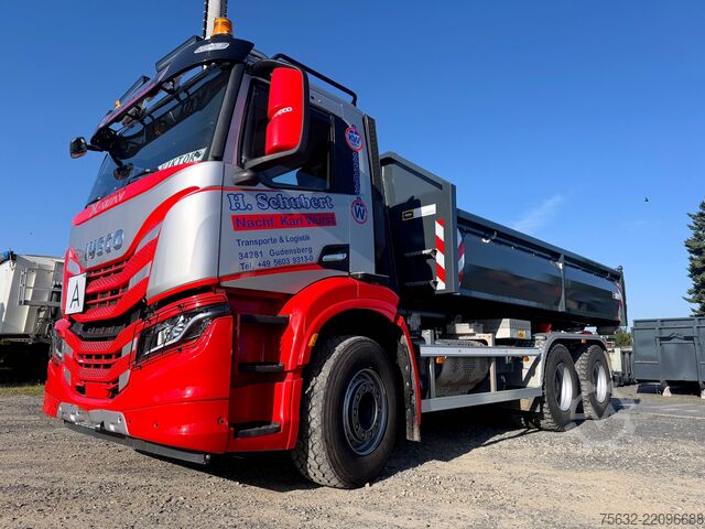 6m roll-off container / combination flap / available immediately Hitta 11m3 Bauschuttcontainer