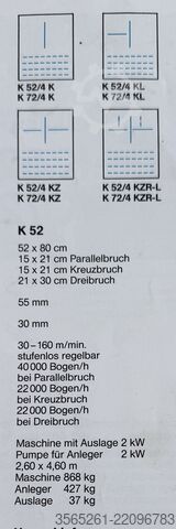 Folding machine GUK K52/4_KTL-F4