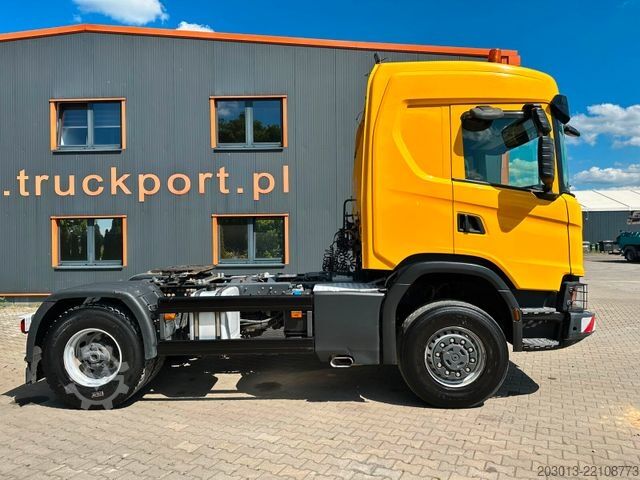 Standard SZM SCANIA 450 XT 4x4 Euro 6 SZM Kipphydraulik Blatt / Luft